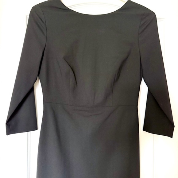 New Theory Black Wool Dress size 0 - Picture 1 of 12